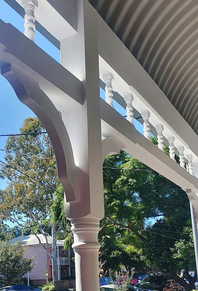 Verandah after